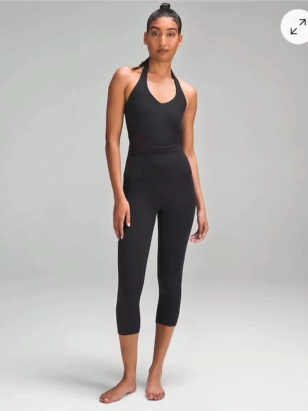 lululemon Align Halter Tank Top Black